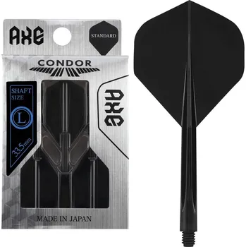 Příslušenství pro šipky Letky CONDOR AXE Standard Black Long