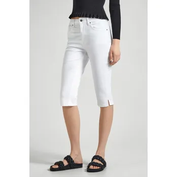 Dámské kraťasy Pepe Jeans Dámské kraťasy SKINNY CROP HW Barva: bílá, Velikost: W29