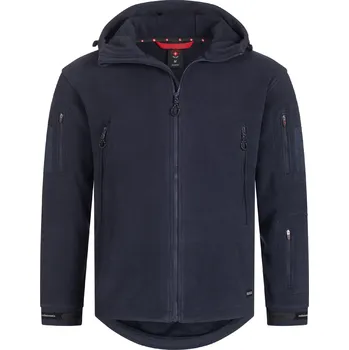 Pánská casual bunda HÖHENHORN Pánská flísová bunda HOHENHORN Biferten Barva: Tmavě modrá, Velikost: S