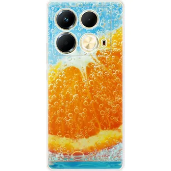 Pouzdro na mobilní telefon Odolné silikonové pouzdro iSaprio - Orange Water - Infinix Note 40