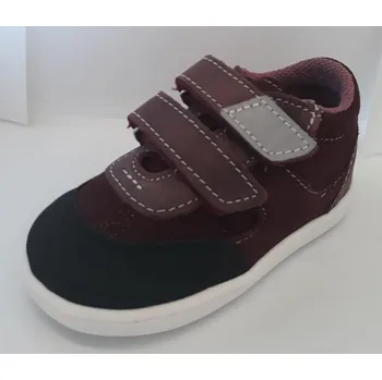 Chlapecké polobotky JONAP 051MV light - dět.kož.SZ, kombin.,vínová Velikost: 23