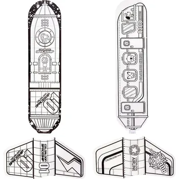 omalovánky Omalovánky nafukovací box Létající sada 2ks