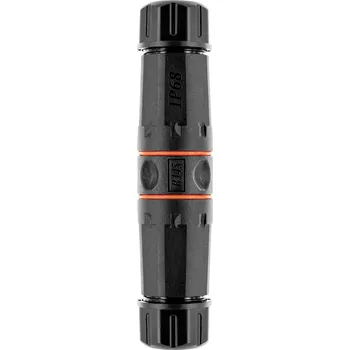 Elektrická zásuvka Schwaiger spojka RJ45 síťový adaptér CAT 6A [1x RJ45 zásuvka 8p8c - 1x RJ45 zásuvka 8p8c] černá