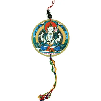 Přívěsek Milujeme Kameny Buddha Chenrezig - ochranný přívěsek do auta 396297