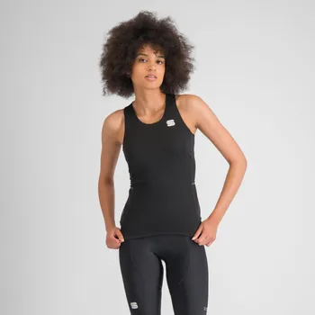 cyklistický dres SPORTFUL Cyklistický dres bez rukávů - SUPERGIARA - černá