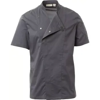 Gastro oděv PAYPER STARLIGHT MESH Pánský kuchařský rondon krátký rukáv - černý 4XL