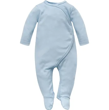 Kojenecký body Pinokio dětský overal Lovely day - modrá Velikost: 56 100% bavlna