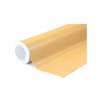 Polep vozidla 3D Karbonová hnědožlutá auto wrap fólie 152x2700cm - interiér/exteriér