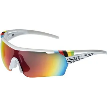 cyklistické brýle brýle SALICE 006CDM whiteCDM/RW red/radium