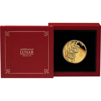 Zlatá mince 1 Oz Lunar Series III Year of the Snake 2025 Proof