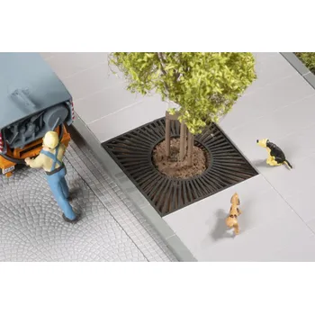 Modelová železnice Chodníkové mříže ke stromům H0/TT - Auhagen 42658