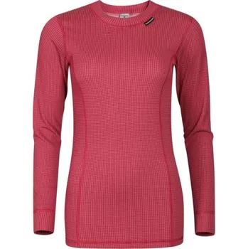 Dámské tričko Dámské funkční triko PROGRESS MICROSENSE LS2 2XL Vínová