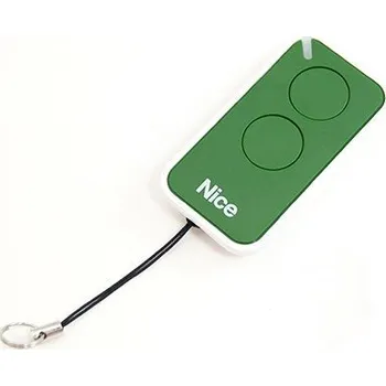 Dálkový ovladač vrat INTI2G - zelený dvoukanálový dálkový ovladač Nice