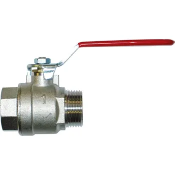 Vodovodní kohout IVR 956 EVERLAST kulový kohout FM1", závitový, plnoprůtočný, páka, voda, poniklovaný