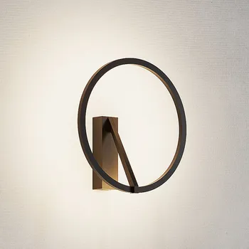 Lampička Nástěnné svítidlo Molto Luce LED Melli SD, černá, hliník, Ø 33 cm Černá celkem 15 W - Doprava zdarma