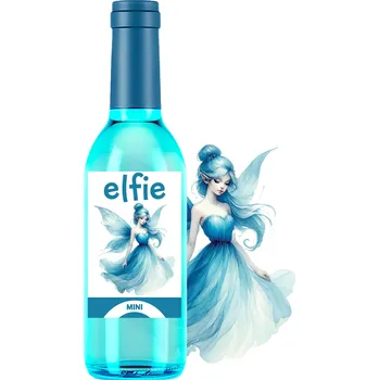 Víno Elfie 0,25l - Borůvkový speciál s modrou spirulinou | 11% alk. | Rybízák.cz Borůvkový speciál s modrou spirulinou 11% alk.