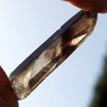 Přírodní kámen Záhněda : krystal s fantomy, , skladem