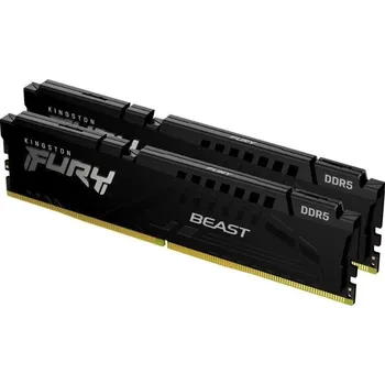 KINGSTON DIMM DDR5 32GB (Kit of 2) 6000MT/s CL36 FURY Beast Černá EXPO
