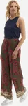 KALHOTY LA MARTINA WOMAN TROUSERS PRINTED DIAMOND MILITARY/HOTPINK/FRE