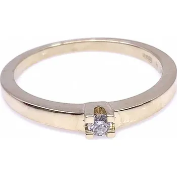 Prsten Diante Zlatý prsten s briliantem 83000396