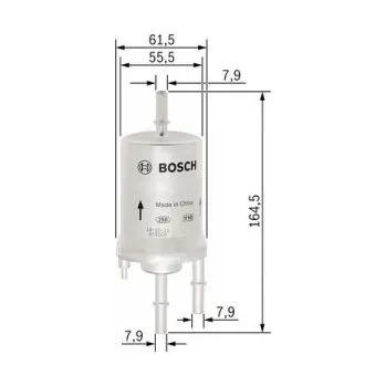 Palivový filtr Palivový filtr Škoda YETI (5L) - 1.2TSI, 1.4TSI, 1.4TSI4x4, 1.8TSI4x4