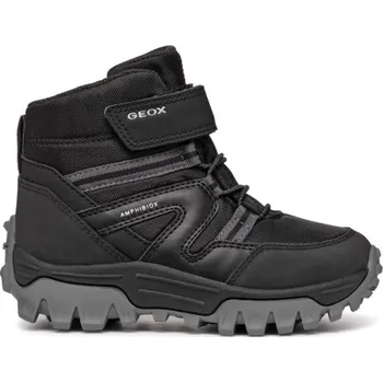 Chlapecké tenisky Chlapecké kotníkové boty Geox J HIMALAYA B.B ABX D 32 Černá, Šedá