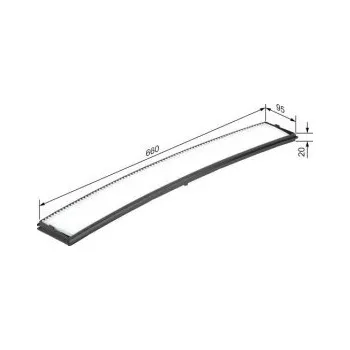 Kabinový filtr Kabinový filtr BMW 3 Kabriolet (E46) Bosch - 318Ci, 320Ci, 323Ci, 325Ci, 330Ci, M3, 320C