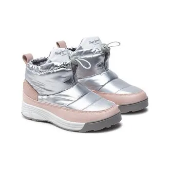 Dívčí obuv Sněhule Pepe Jeans PGS50200 Stříbrná 39