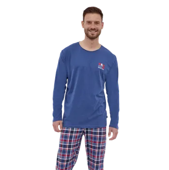 Pánské dlouhé pyžamo Cornette 124/271 Never 2 XL Modrá