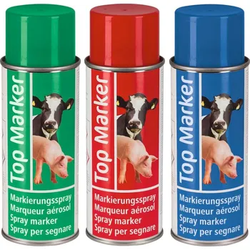 Značení hospodářského zvířete Sprej značkovací TopMarker, 400 ml - červená