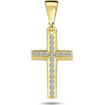 Přívěsek Diante Zlatý přívěsek kříž 59642381