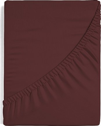 Prostěradlo tmavě hnědé, Matějovský Rozměr prostěradla: 100x200 cm, Materiál prostěradla: Jersey