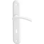 Dveřní kování ACT Viola (bílá), klika-klika, Otvor na cylindrickou vložku PZ, AC-T BÍLÁ, 90 mm