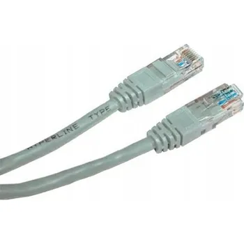 Síťový kabel LAN kabel UTP patchcord, Cat.5e, RJ45 M - RJ45 M, 1 m, nestíněný, CCA