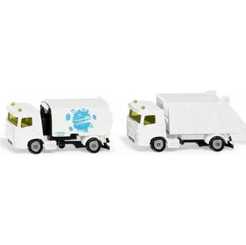 Dětské zboží SIKU Blistr - zametací a popelářské auto, komunální set