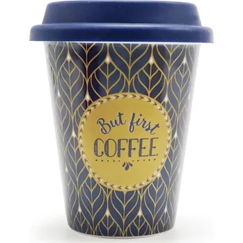 Cestovní hrnek Ale nejdřív kafe, 220 ml