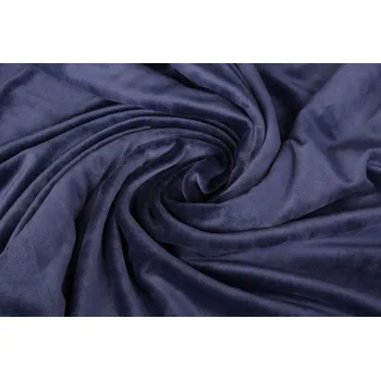 Oděvní samet v modré barvě 03314/007