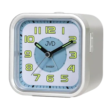 Budík JVD Tichý netikající ručkový budík s LED osvětlením JVD SRP9504.2
