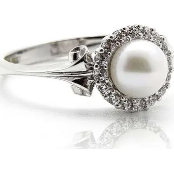 Řetízek Diante Zlatý prsten s perlou 59627974