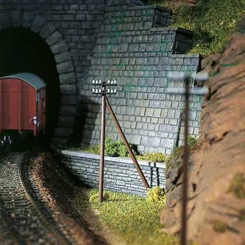 Modelářství Telegrafní sloupy H0 12 ks - Auhagen 41204