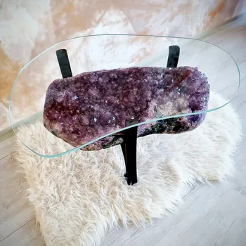 Jídelní stůl Investiční ametystový stůl AAA kvalita 35 kg Delightful