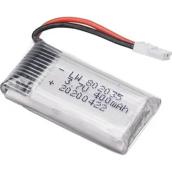 RC náhradní díl Akumulátor 3.7V 400mah 802035 Lipo pro H107 H31 KY101 E33C E33 U816A V252 H6C X4 RC Quadcopter Drone