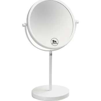 Zrcadlo Zrcátko kosmetické Bemeta White oboustranné stojící pr.200 mm bíl