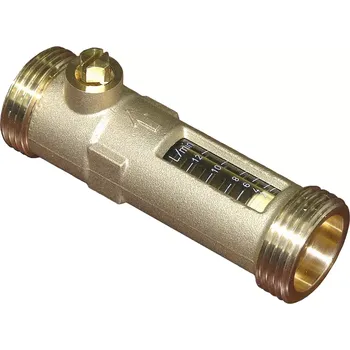 Ventil BRV 654 REGULÁTOR PRŮTOKU / PRŮTOKOMĚR DN 20 (závit MxM 6/4") 30-90 l/min