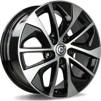 Alu kolo Carbonado Alu Kola Carbonado YAKUZA 7x17 5x114.3 ET39 Black Front Polished 67.1