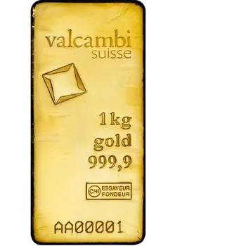 Sběratelství Valcambi 1000g investiční zlatý slitek