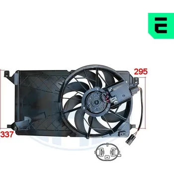 Chladič motoru Větrák, chlazení motoru ERA 352072