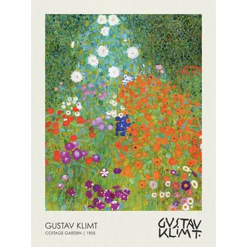Plakát Plakát, Obraz - Cottage Garden (1905), Gustav Klimt