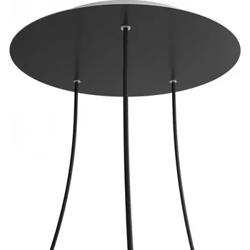 Příslušenství pro svítidlo CREATIVE CABLES Designová rozeta Rose-One System 400 mm 3 otvory Varianta: Ø 400 x 36 mm, matná černá