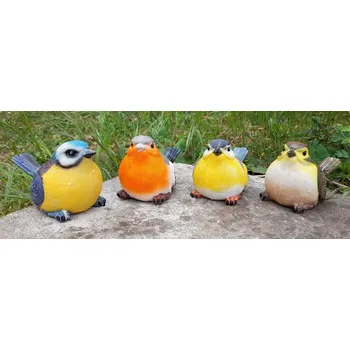 Zahradní dekorace Prodex Import Barevný ptáček velký figurka